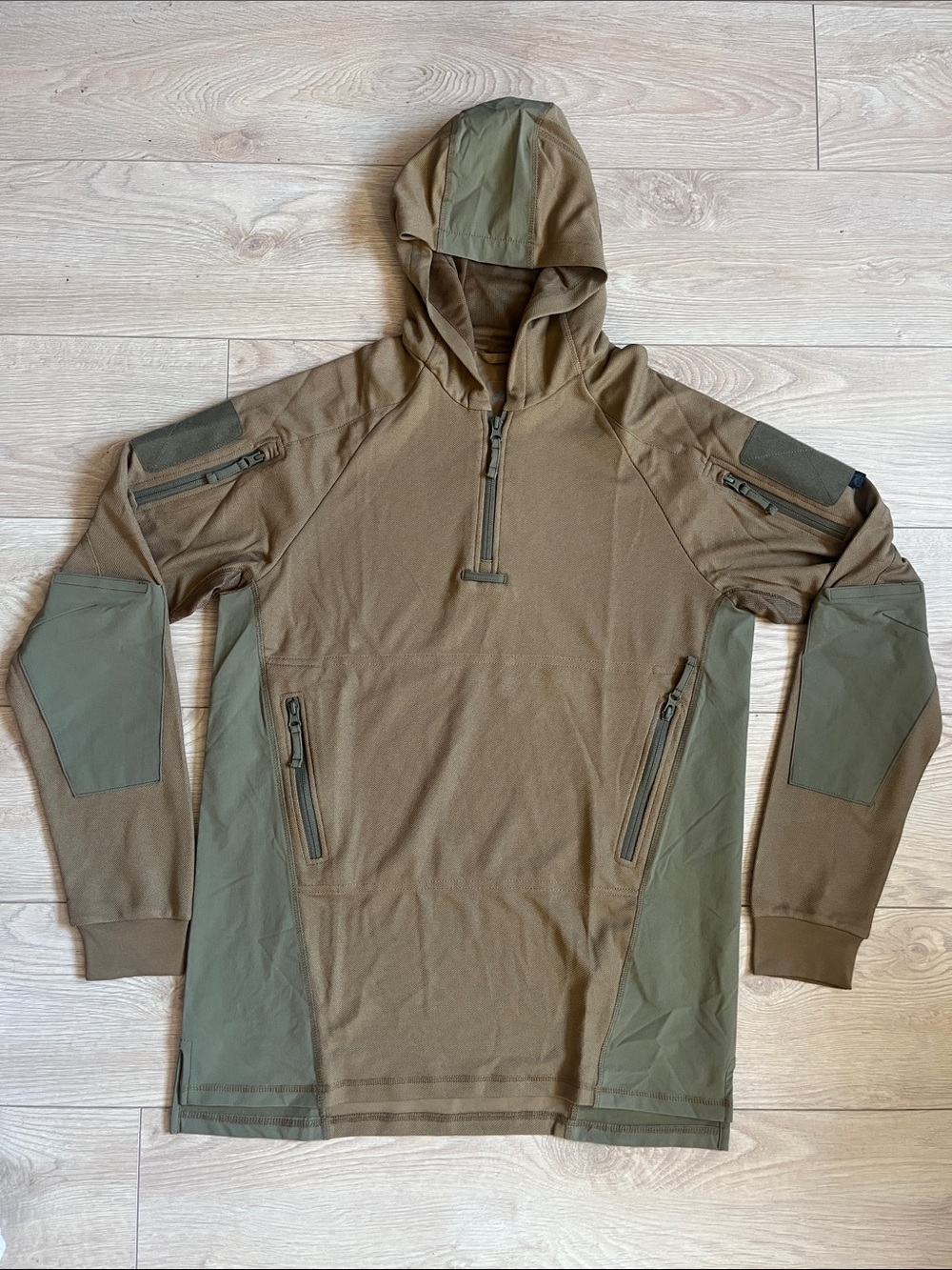 Men's Helikon-Tex Range Hoodie in Coyote/Green